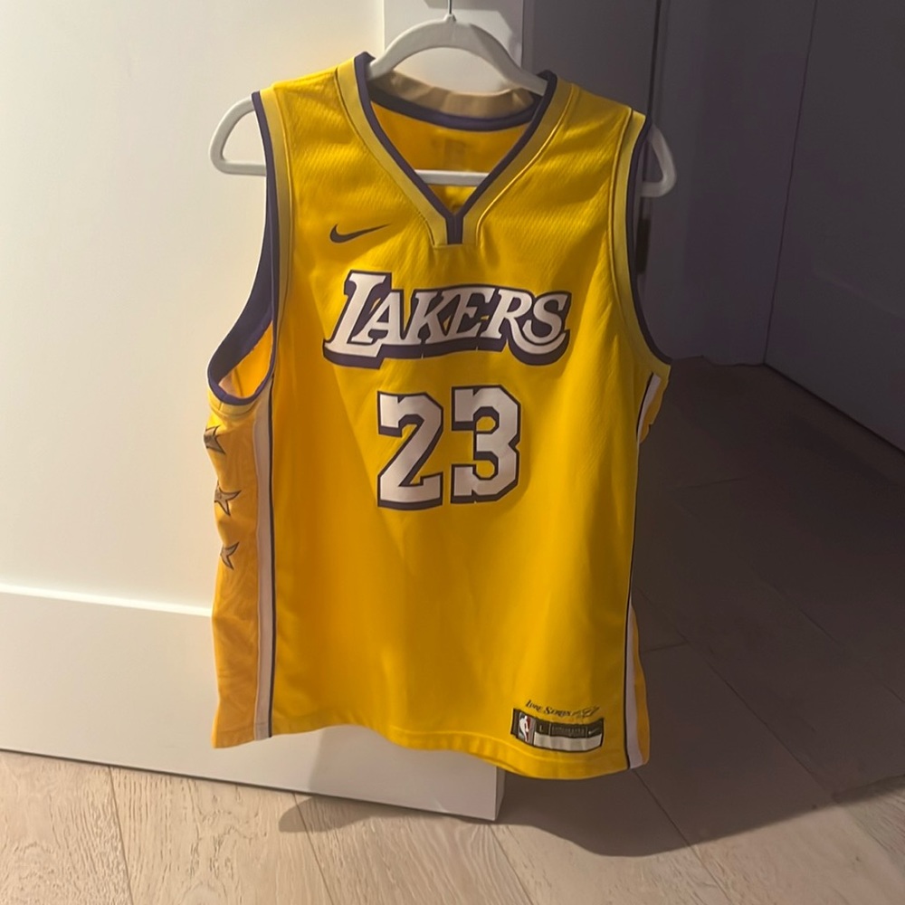 NBA Lakers #23 LeBron James Jersey - not sold anymore